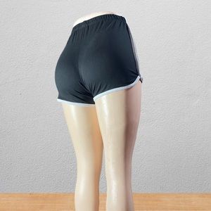 Booty shorts yoga shorts black and white